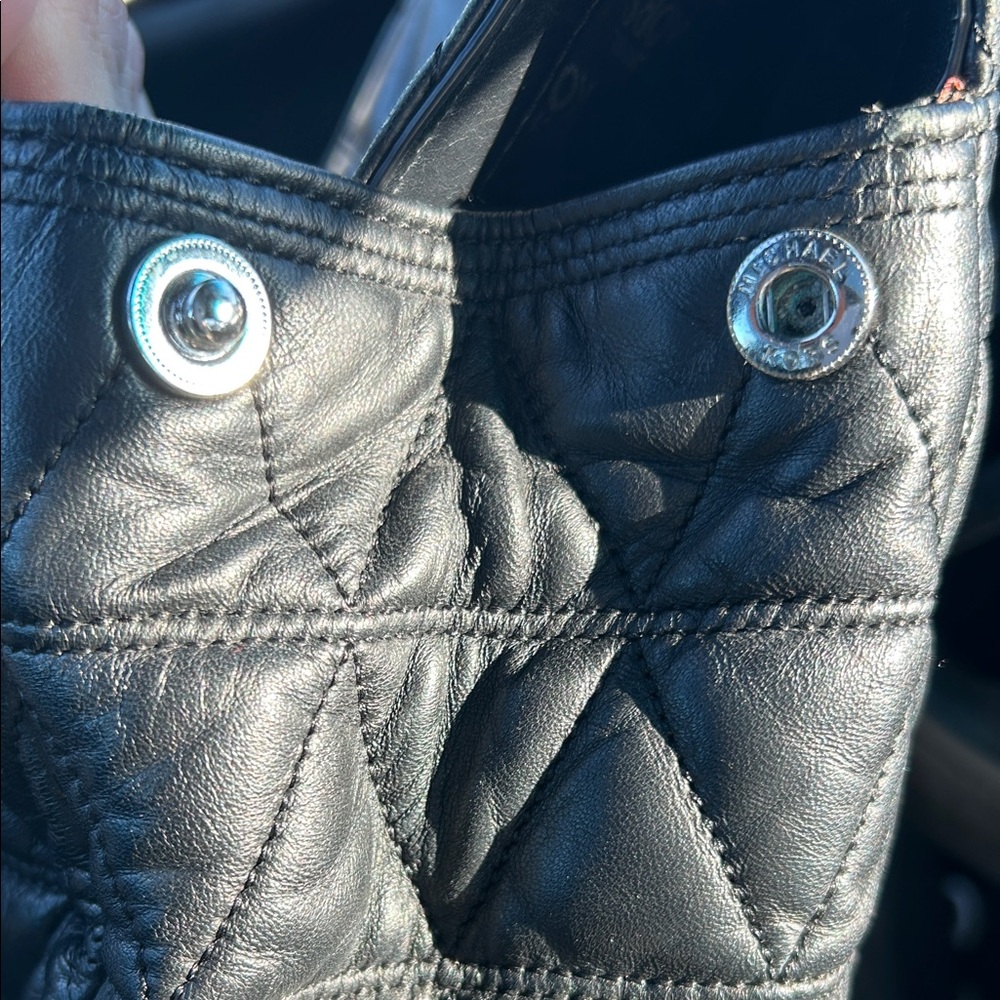 Michael Kors Black Quilted Backpack - Picture 9 of 13